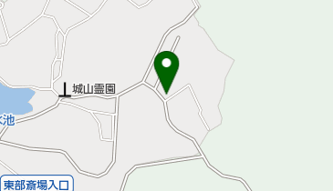 西迎寺東城山霊園管理事務所の地図画像