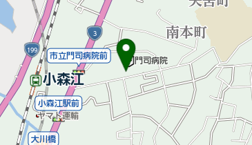 北九州市役所 保健福祉局 かざし園の地図画像