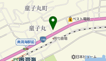 無法松 若松店の地図画像