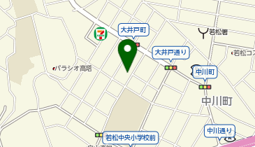 たき手相占いの地図画像