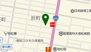 若松区公民館連合会 第3区公民館の地図画像