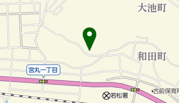 若松区公民館連合会 第22区公民館の地図画像