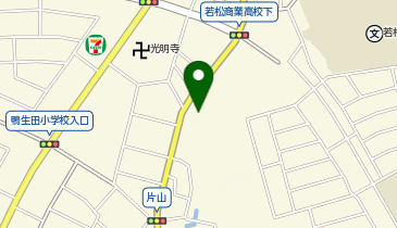明治牛乳わたべ商店の地図画像