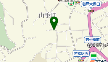 日本キリスト教団若松教会の地図画像