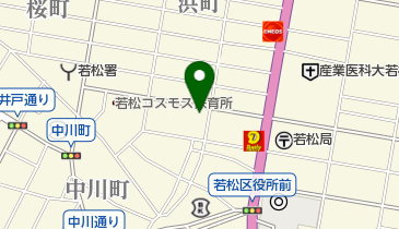 日本キリスト教団若松浜ノ町教会の地図画像