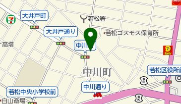 ニューワカトードライ中川町店の地図画像