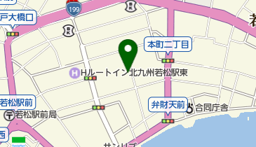 ヒサヤ靴カバン店の地図画像