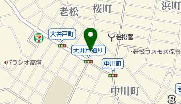 若松中央児童クラブの地図画像