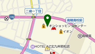 イオン薬局若松店の地図画像
