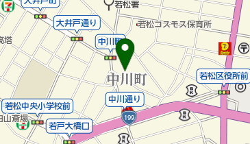 かぐら寿し中川店の地図画像