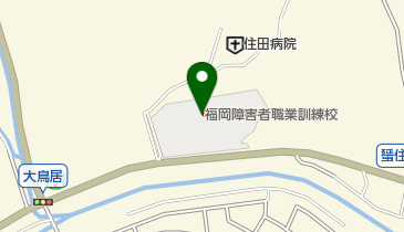 福岡障害者職業能力開発校の地図画像