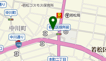 北九州市消防局 若松消防団 第1分団の地図画像