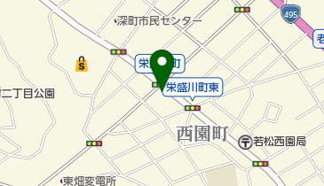 北九州市消防局 若松消防団 第2分団の地図画像