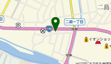 北九州市消防局 若松消防団 第6分団の地図画像