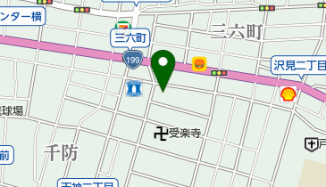 丸越果実部の地図画像