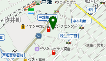 北九州キリスト教会の地図画像