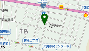 坂元化粧品店の地図画像