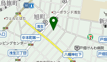 本田氷店の地図画像