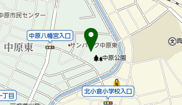 中原八幡宮の地図画像