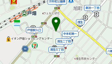 スナックローザの地図画像