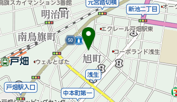 八頭司生花店の地図画像