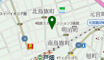 松尾とうふ店の地図画像