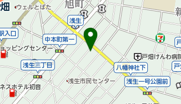 愛美容室の地図画像