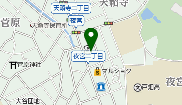 グラマーストック美容室の地図画像