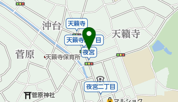 おしゃれの店みつまる天籟寺店の地図画像