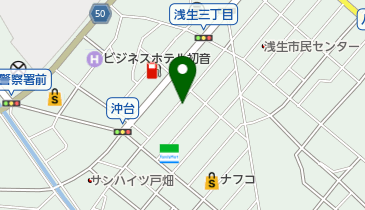 浅尾米穀店の地図画像