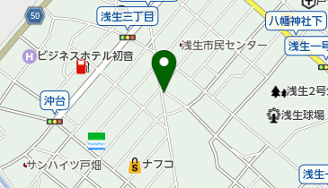 浅生いこい薬局の地図画像
