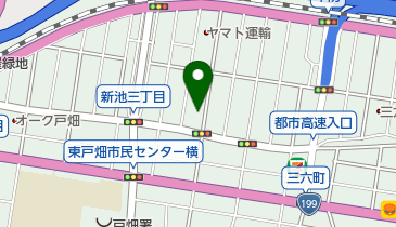 朝日湯の地図画像