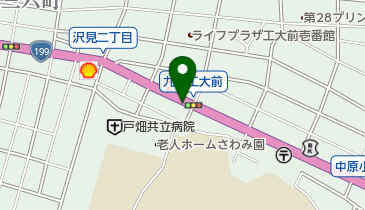 絹輪理容の地図画像