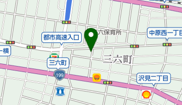 仙頭理容店の地図画像