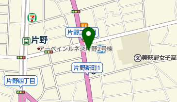 デイサービス三萩野の地図画像