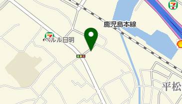 関岡ガラス店の地図画像