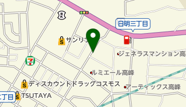 なかやま硝子の地図画像