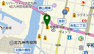 山吹蒲鉾 小倉井筒屋店の地図画像