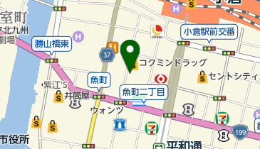 松田楽器店ヤマハ音楽教室魚町センターの地図画像