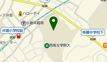 西南女学院 法人本部 総務課の地図画像