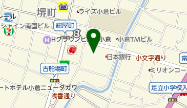 小倉青色申告会(一般社団法人)の地図画像