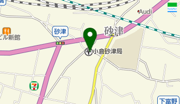 久野化粧品店の地図画像