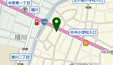 マユミモーターの地図画像