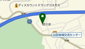 愛の家の地図画像
