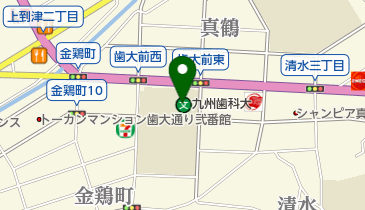 神陵文庫九州歯科大学店の地図画像