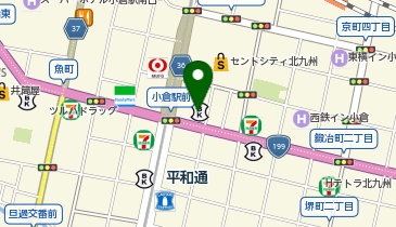 株式会社帝国データバンク北九州支店の地図画像