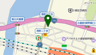 トリプルダブル小倉店の地図画像