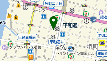 fbs小倉店の地図画像