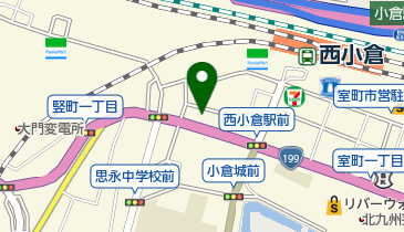 小倉補聴器小倉店の地図画像