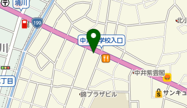 タチョウヘアーサロンの地図画像